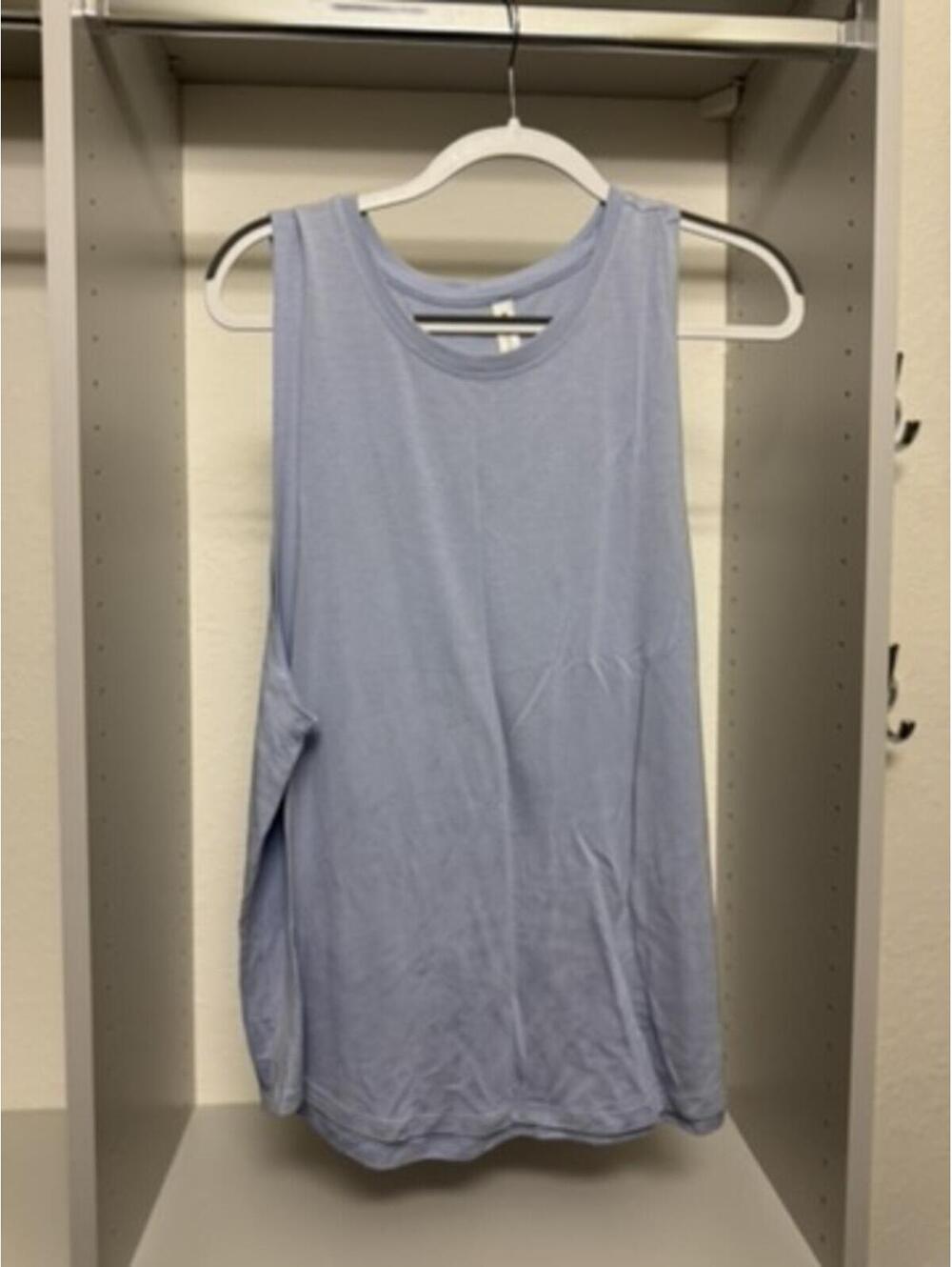Athleta Light Blue Sleeveless Tank Top Size Large